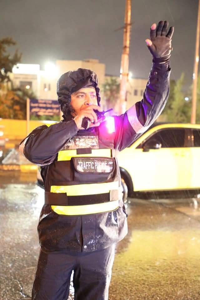 الأمن العام: جاهزية في الميدان لخدمة المواطنين، ونؤكد على اتباع الإرشادات خلال المنخفض..صور
