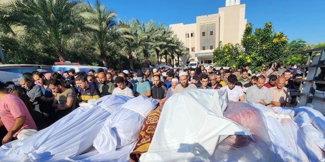 استشهاد 41 شخصا من عائلة واحدة في غزة
