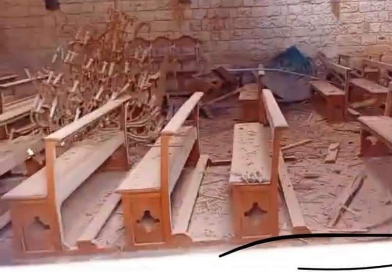 عاجل ...المدفعية الاسرائيلية استهدفت كنيسة مار جرجس في بلدة يارون جنوب لبنان