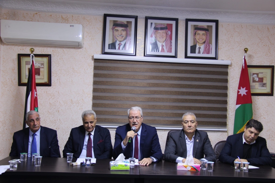 ندوة حوارية حول اهمية الاعلام في ابراز الدور الاردني في تعزيز الصمود الفلسطيني بمحافظة اربد