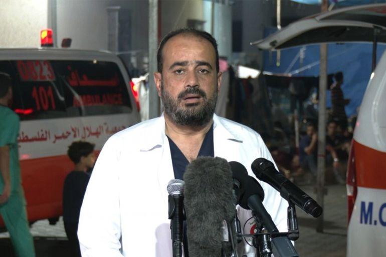حماس: ندين اعتقال مدير مستشفى الشفاء وزملائه