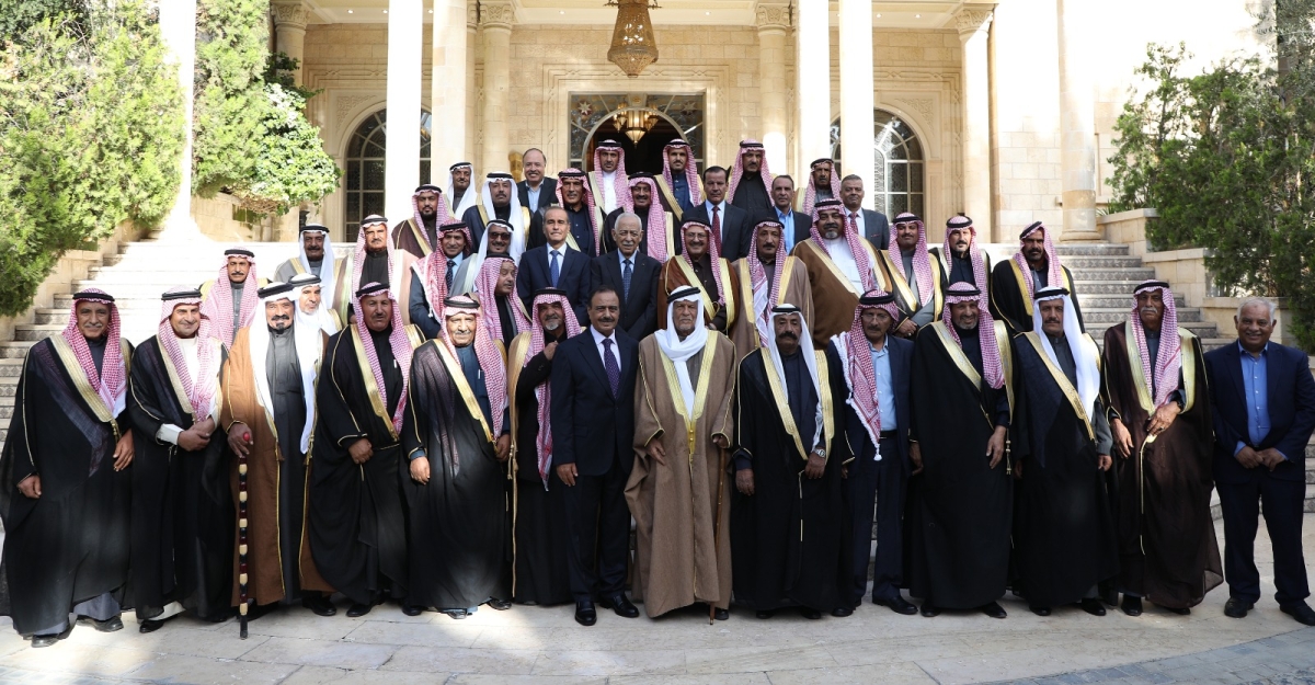 العيسوي يلتقي شيوخ ووجهاء قبيلة الحويطات.... يؤكدون وقوفهم خلف الملك ودعم مساعيه لدعم الأشقاء في غزة والضفة الغربية