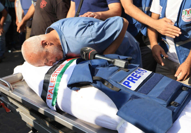 استشهاد 66 صحفيا فلسطينيا في غزة منذ بدء العدوان الإسرائيلي