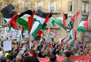 وقفة تضامنية  في عجلون بعنوان غزة الصمود