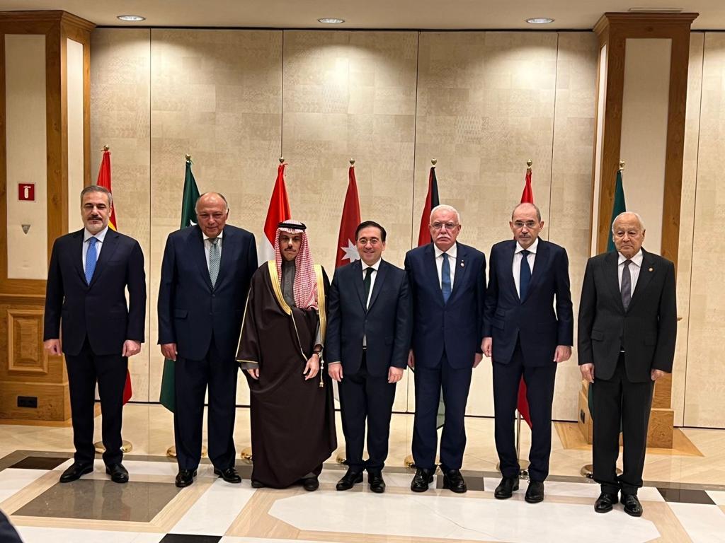 وزارية العربية الإسلامية المشتركة تلتقي وزير خارجية إسبانيا