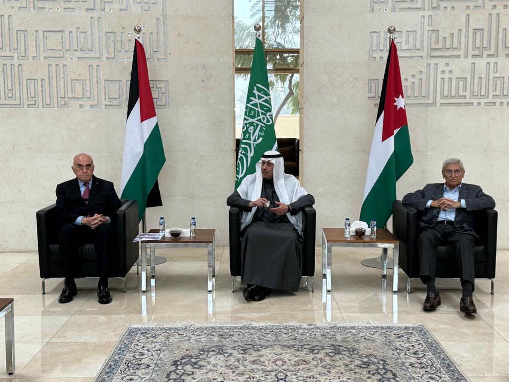 السديري يلتقى رئيس مجلس إدارة صندوق وقفية القدس منيب المصري