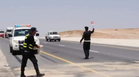 إغلاقات مؤقتة بحوادث وقعت على طرق خارجية خلال 24 ساعة