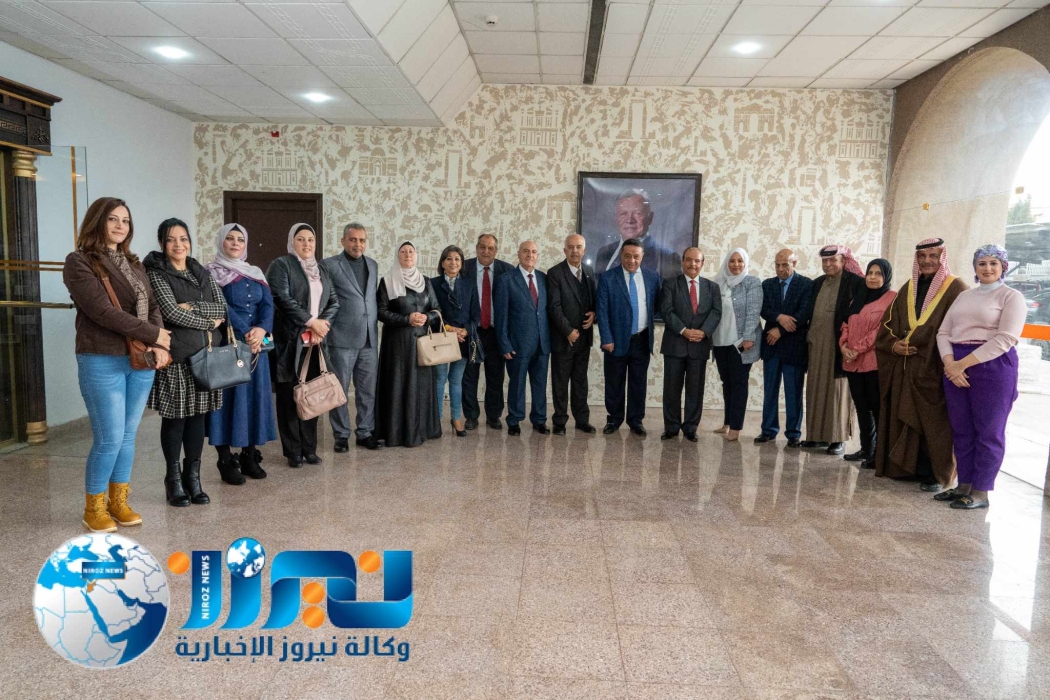 وفدًا من لجنة الكرامة للمحاربين القدامى يزور شركة البريد الاردني ...صور
