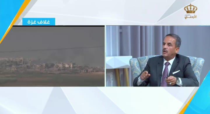 العميد الركن زياد خليفات  في لقاء خاص  للحديث عن احداث غزة ...فيديو