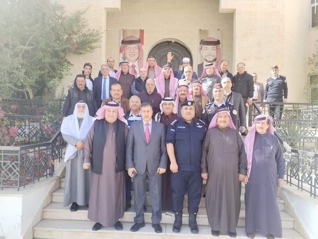 اجتماع مجلس الأمن المحلي  في مديرية شرطة معان