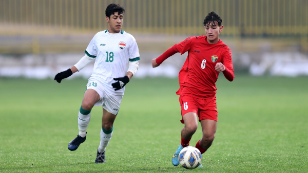 تعادل منتخب الناشئين مع نظيره العراقي وديا