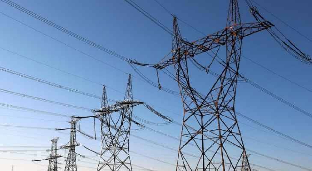 3400 ميجا واط الحمل الكهربائي المسجل أمس الاربعاء