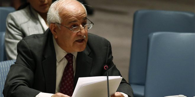منصور: على المجتمع الدولي وضع حد لعدوان الاحتلال على غزة وحماية الشعب الفلسطيني