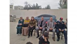 العموش يتابع جولاته التفقدية لمدارس المديرية