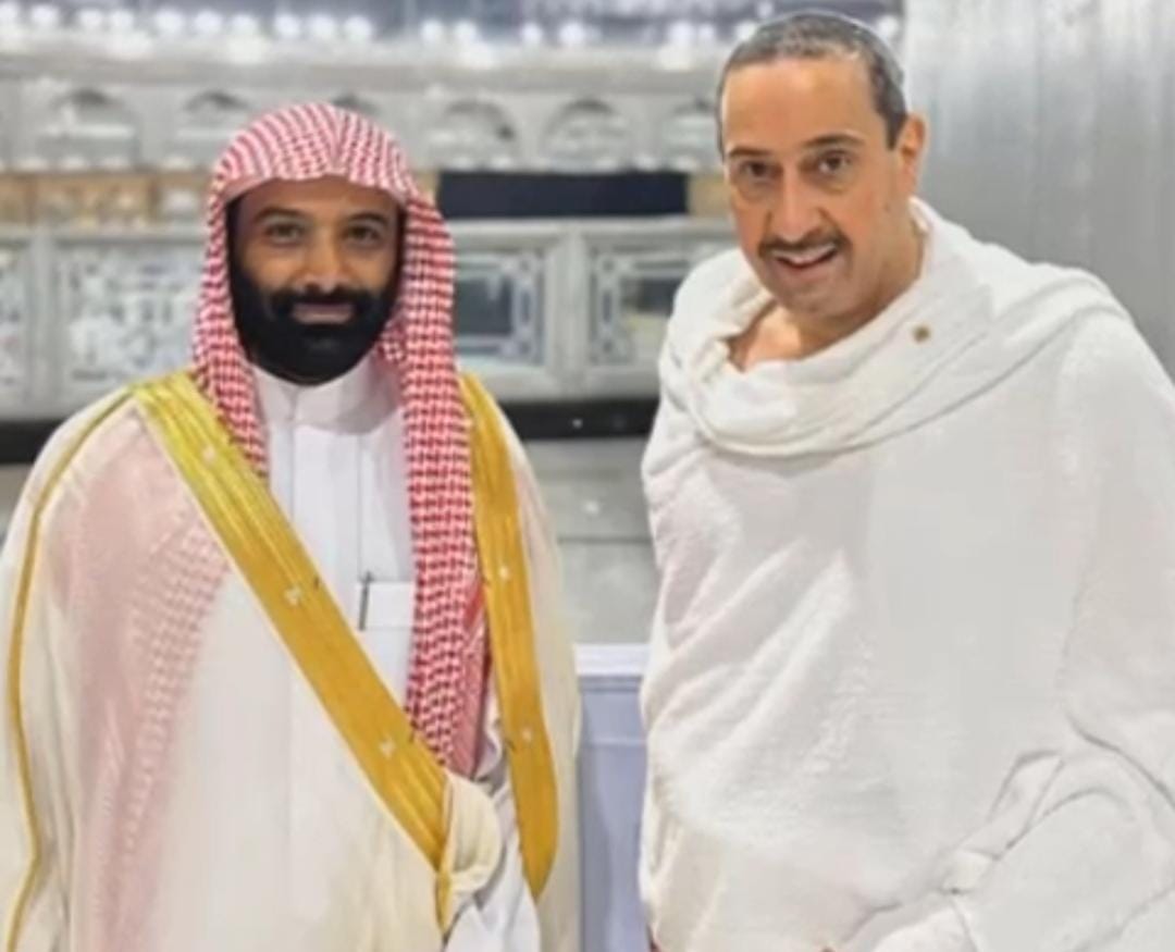 الجبور يهنئ  معالي  الشيخ فيصل  الحمود الصباح لتأديته  مناسك العمرة