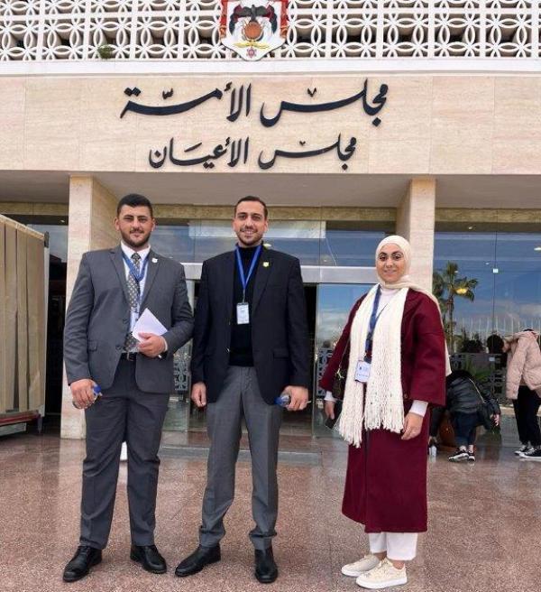 عمان الأهلية تشارك بالملتقى الشبابي بمجلس الأعيان لنصرة فلسطين