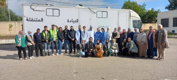 يوم طبي مجاني للبر والاحسان في مدرسة جسر الشيخ حسين الثانوية المختلطة