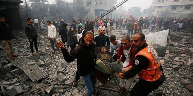 عشر منظمات غير حكومية تطالب بـ (وقف فوري ودائم لإطلاق النار) في غزة