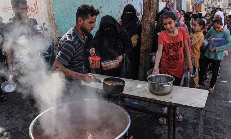 “الأورومتوسطي لحقوق الإنسان”: 71 من سكان غزة جوعى