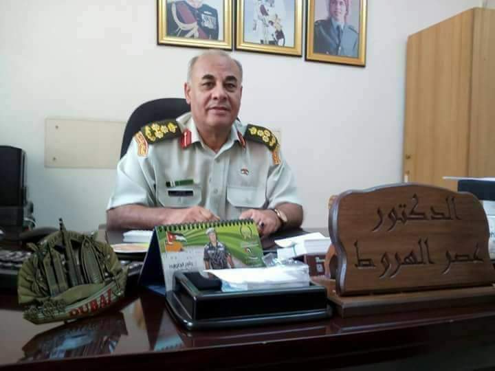 العميد عصر الهروط ... رجل عسكري ناصع البياض