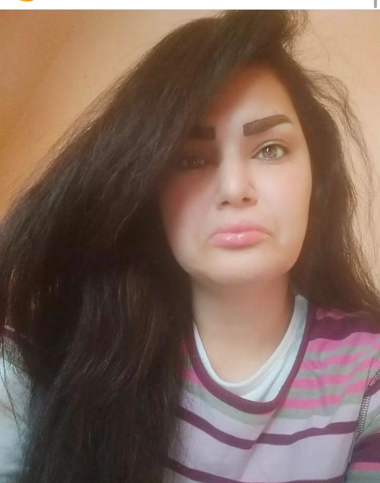 الفنانه سما المصرى تعيش اجواء حزينه بعد خساره النادى الاهلي