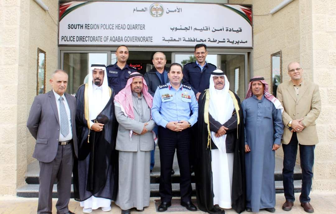 العقيد المجالي يلتقي عدداً من متقاعدي الأمن العام في العقبة