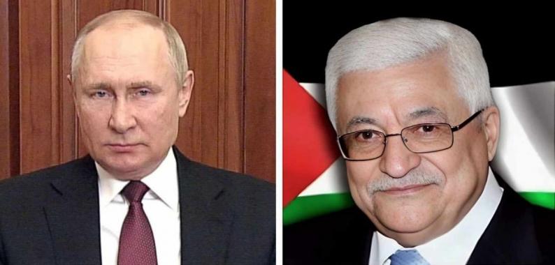 بوتين يدعو عباس لزيارة روسيا ويؤكد ان الاتصالات مستمرة، لإدخال المستشفى الميداني الروسي الى غزة