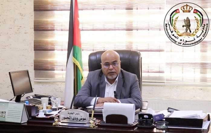 الجبور يهنئ أعضاء المجلس البلدي والكادر الوظيفي بمناسبة راس السنة الميلادية 2024