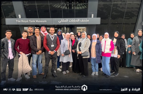 طلبة عمان العربية يطلعون على تاريخ الدبابات في القوات المسلحة الأردنية  الجيش العربي