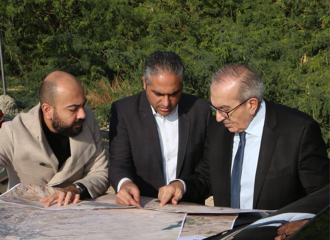أبو السمن يتفقد جسور البحر الميت وطريق الشونة الجنوبيةالكفرين _صور