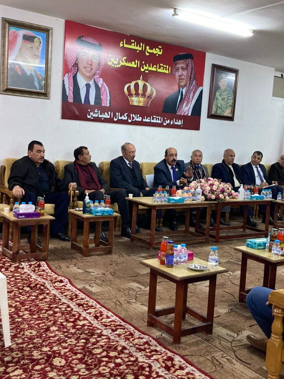 الشوبكي يتفقد مبنى نادي البلقاء ويزور تجمع البلقاء للمتقاعدين العسكريين وأحد رفقاء السلاح ...صور