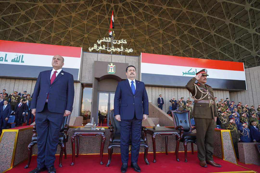 القائد العام للقوات المسلحة العراقية يحضر الاستعراض العسكري لقواتنا المسلحة بمناسبة الذكرى الـ 103 لتأسيس الجيش العراقي...صور