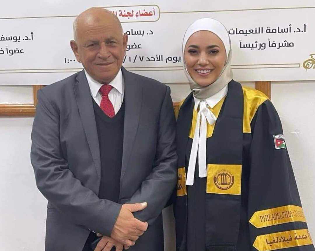 الماجستير للطالبة مروى عيد مطلق السعايدة