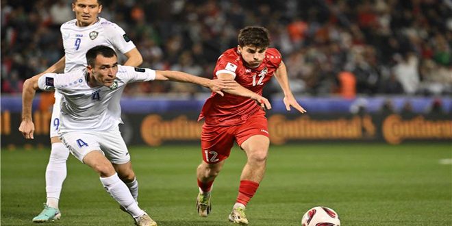 منتخب سورية يتعادل مع نظيره الأوزبكي في افتتاح مشواره بكأس آسيا في قطر