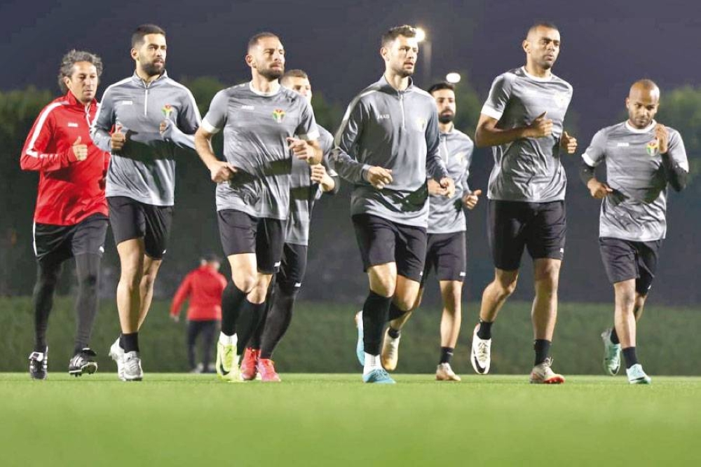 معنويات مرتفعة لمنتخب النشامى قبل مباراة ماليزيا