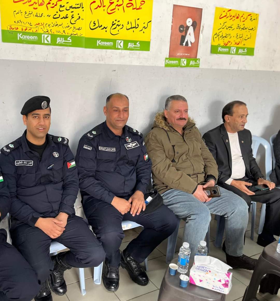 الشرطة المجتمعية في مديرية شرطة شرق عمان تنظم حملةََ للتبرع بالدم