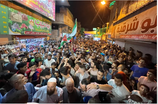 مسيرة حاشدة في إربد نصرة لغزة