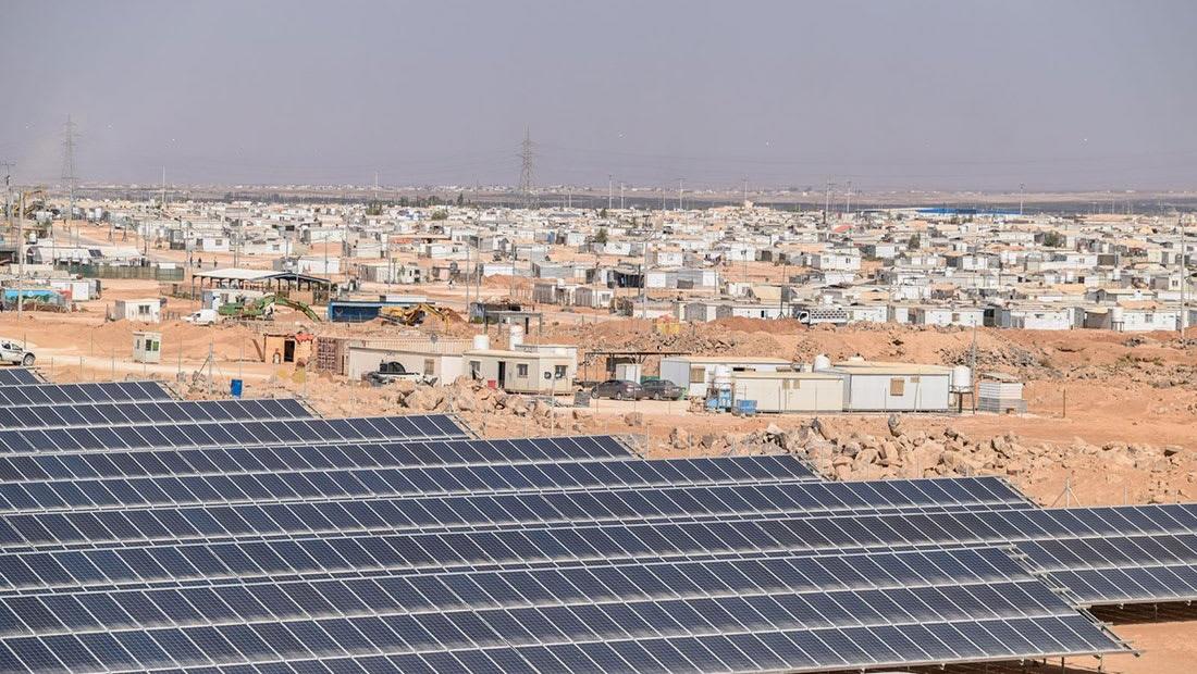 الزعتري والأزرق يعتمدان بشكل شبه حصري على الطاقة المستدامة