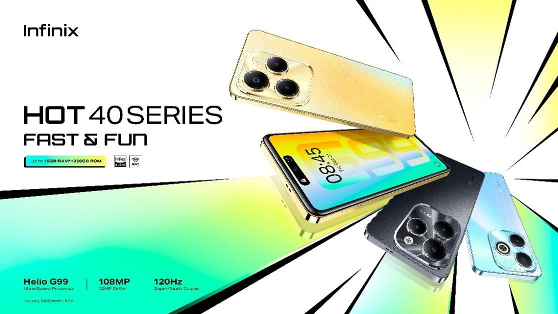 Infinix تعيد تعريف ألعاب الهاتف من خلال الإطلاق العالمي لسلسلة HOT 40
