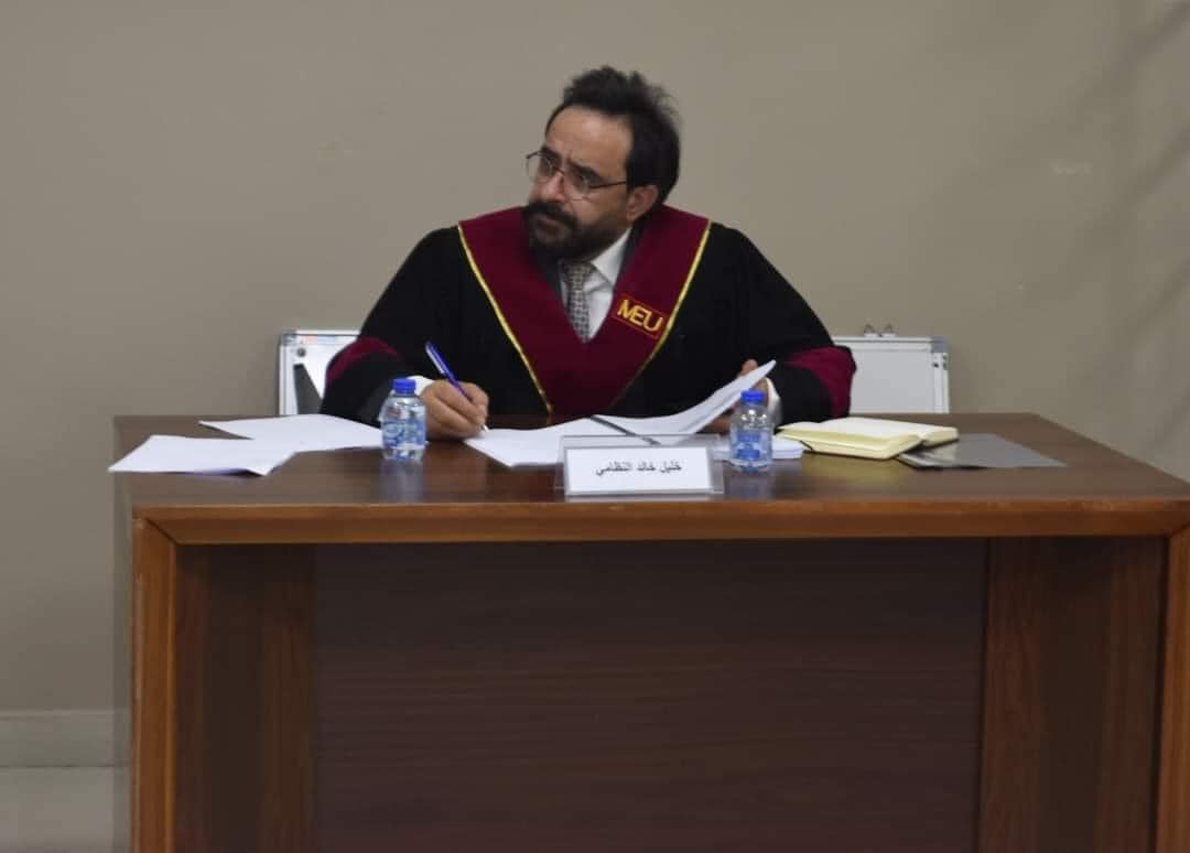 مبارك للزميل الإعلامي خليل النظامي لحصوله  على درجة  الماجستير