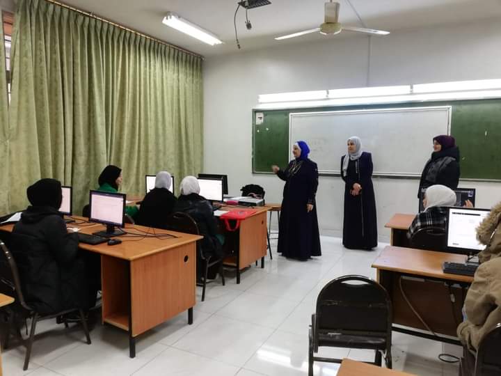 شقيرات في جولة تفقدية لمدرسة دير أبي سعيد الثانوية للبنات