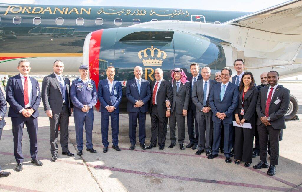 الملكية الأردنية تبدأ بتحديث الأسطول وتضم طائرتين جديدتين من طراز امبراير..صور