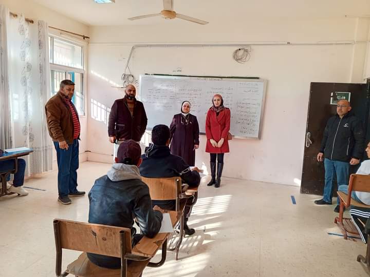 مديرة الشؤون الإدارية بلواء الكورة  بجولة تفقدية لبرنامج BTEC في المدرسة المهنية