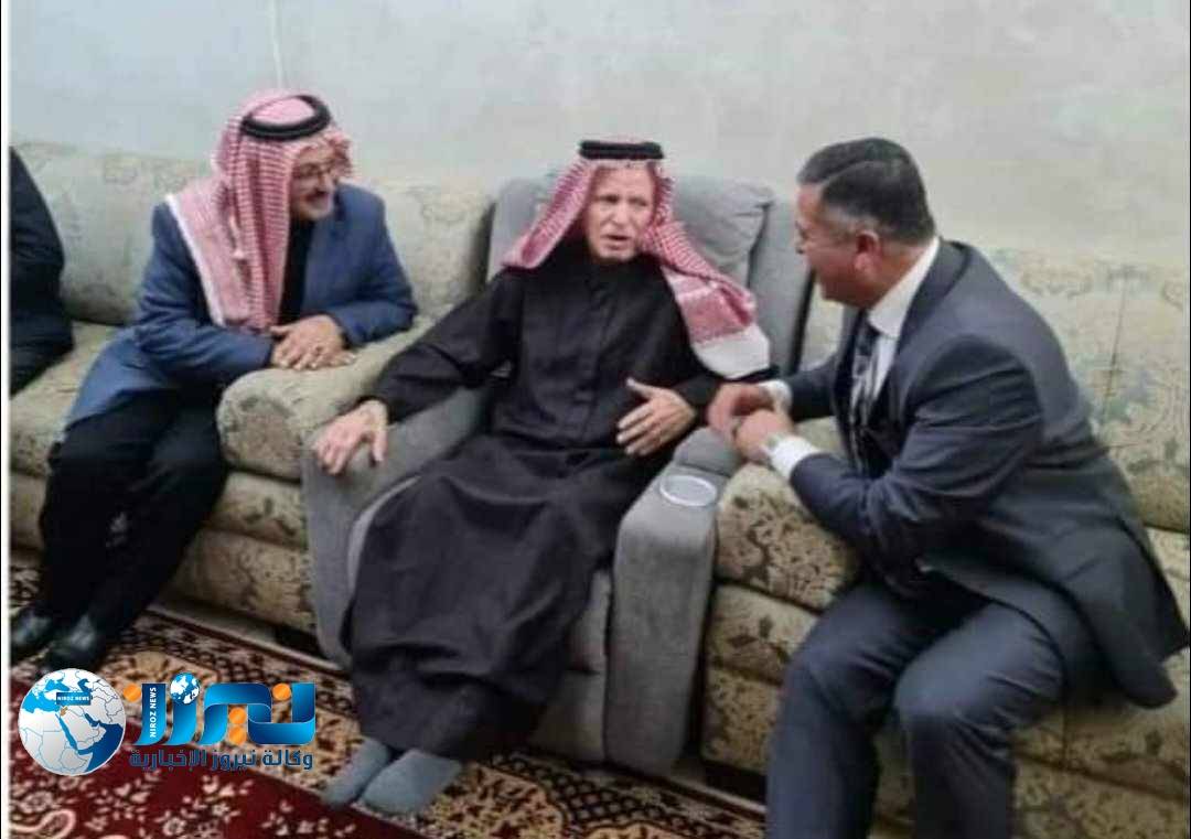 البلوي يزور الشيخ طراد شاهر الفايز للاطمئنان على صحته ...صور