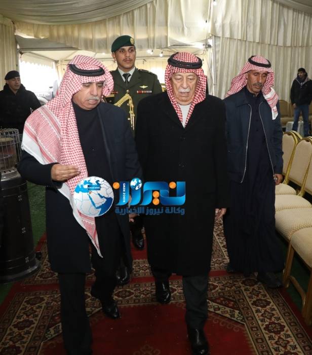 العيسوي ينقل تعازي جلالة الملك وولي العهد إلى قبيلة بني صخر بوفاة الشيخ ممدوح أبو جنيب الفايز