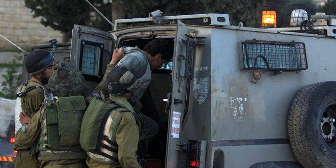 قوات الاحتلال تعتقل 11 فلسطينياً بالضفة الغربية