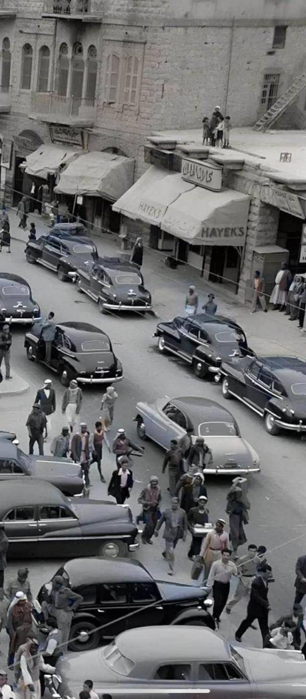 صورة قديمة لوسط البلد في عمان