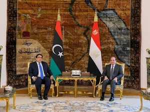 السيسي: ندعم الجهود الرامية لحماية وحدة ليبيا