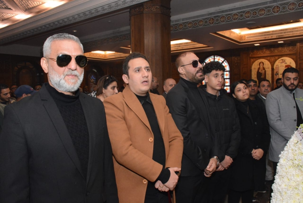 تشييع جثمان والدة المهندس جرجس يوسف رئيس مجلس إدارة شركة نيوجيرسي للتطوير العقارى