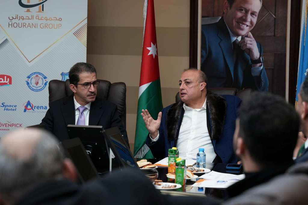 عمان الأهلية تبحث خطة التعاون المشترك مع شركة أمنية ....صور